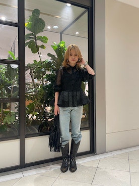 「GANNI（ガニー）のアイテム」を使った、*☆Ayumy＊さん（レディース・161cm）の春コーディネート