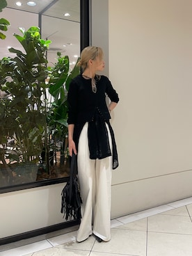 「LAATO（ラート）のアイテム」を使った、z a w aさん（レディース・161cm）の春コーディネート