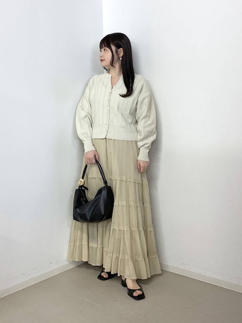 Apart by lowrys コットンカーディガン＋スカート apart by lowrys 相鉄ジョイナスmomoさんのカーディガン/ボレロを使っ