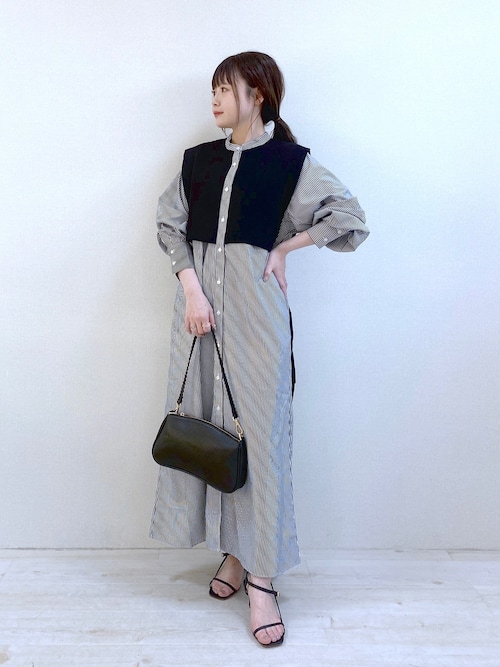 ワンピース 透かし編みニットワンピース （ロング・マキシ丈ワンピース