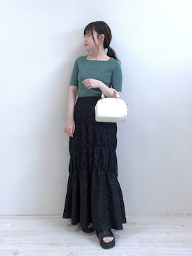 「ボストンバッグ」｜かほちさん（レディース・149cm）の春コーディネート