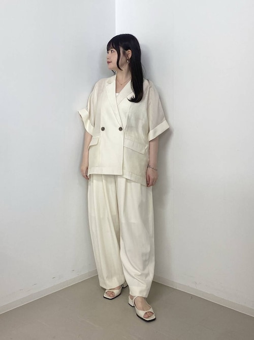 スラックスコクーンボリュームパンツ（スラックス）｜A part by