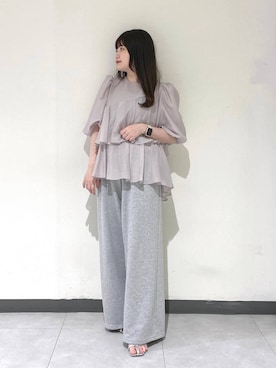 「デート/ロマンティック」｜かほちさん（レディース・149cm）の夏コーディネート