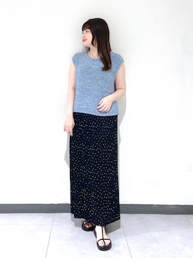 「デート/ロマンティック」｜かほちさん（レディース・149cm）の夏コーディネート