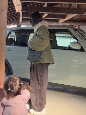 「moz（モズ）のアイテム」を使った、チャントモさん（レディース・162cm）の冬コーディネート