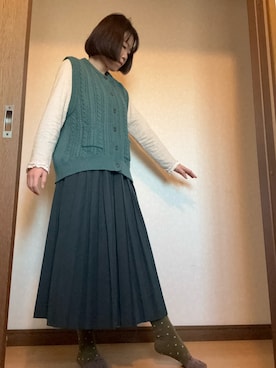 「Samansa Mos2（サマンサ モスモス）のアイテム」を使った、チャントモさん（レディース・162cm）の冬コーディネート