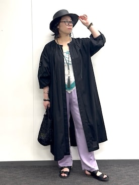 「DRAGON（ドラゴン）のアイテム」を使った、KINOさん（レディース・162cm）の春コーディネート