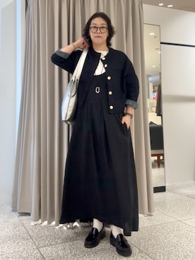 「シルバーバッグ」｜KINOさん（レディース・162cm）の秋コーディネート