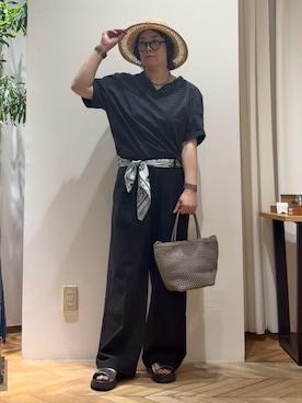 「collex（コレックス）のアイテム」を使った、KINOさん（レディース・162cm）の夏コーディネート