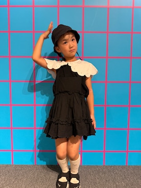 「アイテム（ワンピース/ドレス）」を使った、コトコトさん（キッズ・110cm）の夏コーディネート