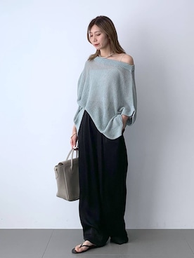 「BABYLONE（バビロン）のアイテム」を使った、ERIKA (BABYLONE)さん（レディース・166cm）の夏コーディネート