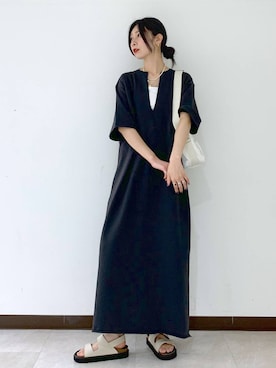 「アイテム（ワンピース）」を使った、ERIKA (BABYLONE)さん（レディース・166cm）の夏コーディネート