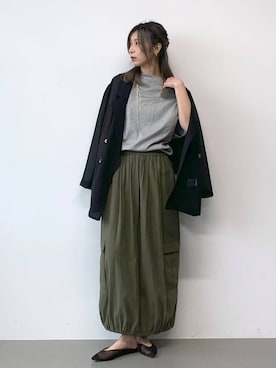 「CORSO ROMA，9（コルソローマ）のアイテム」を使った、ERIKA (BABYLONE)さん（レディース・166cm）の春コーディネート