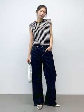 「アイテム（シュシュ）」を使った、ERIKA (BABYLONE)さん（レディース・166cm）の秋コーディネート