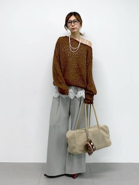 「AIM（エイム）のアイテム」を使った、ERIKA (BABYLONE)さん（レディース・166cm）の冬コーディネート