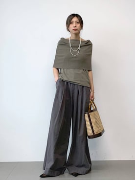 「CORSO ROMA，9（コルソローマ）のアイテム」を使った、ERIKA (BABYLONE)さん（レディース・166cm）の春コーディネート