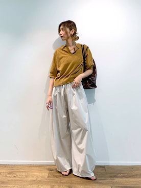 「NOMADIS（ノマディス）のアイテム」を使った、ERIKA (BABYLONE)さん（レディース・166cm）の夏コーディネート