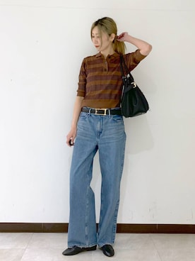 「AULENTTI（オウレンティ）のアイテム」を使った、ERIKA (BABYLONE)さん（レディース・166cm）の春コーディネート