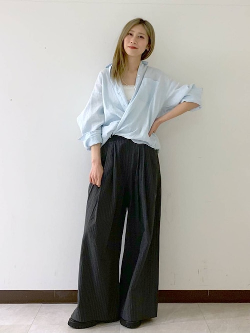 ナバホパール風ネックレス120cm