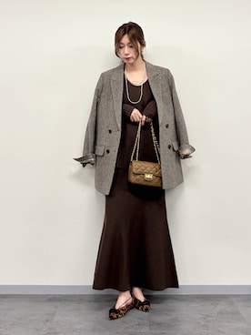 ERIKA (BABYLONE)さん(レディース・166cm)の秋コーディネート