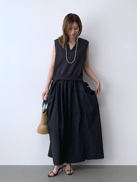 「BABYLONE（バビロン）のアイテム」を使った、ERIKA (BABYLONE)さん（レディース・166cm）の夏コーディネート