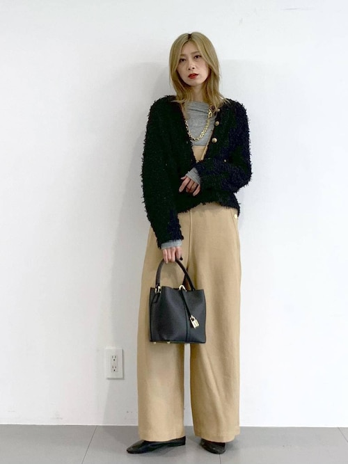 ツイードニットジャケット（ノーカラージャケット）｜BABYLONE