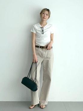 「AIM（エイム）のアイテム」を使った、ERIKA (BABYLONE)さん（レディース・166cm）の春コーディネート