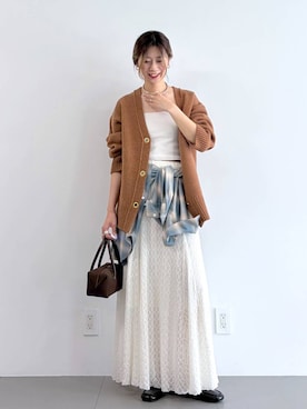 「MOHI（モヒ）のアイテム」を使った、ERIKA (BABYLONE)さん（レディース・166cm）の夏コーディネート
