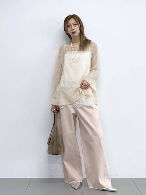 ヘムレースキャミソール（キャミソール）｜BABYLONE（バビロン）の