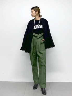 「アイテム（テーラードジャケット）」を使った、ERIKA (BABYLONE)さん（レディース・166cm・30代）の秋コーディネート