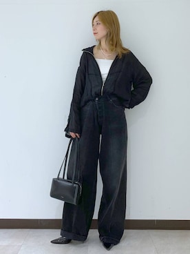 「女子会」｜「アイテム（ジャケット/アウター）」を使った、ERIKA (BABYLONE)さん（レディース・166cm）の夏コーディネート
