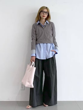 「AIM（エイム）のアイテム」を使った、ERIKA (BABYLONE)さん（レディース・166cm）の春コーディネート