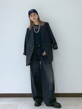 「アイテム（テーラードジャケット）」を使った、ERIKA (BABYLONE)さん（レディース・166cm・30代）の秋コーディネート