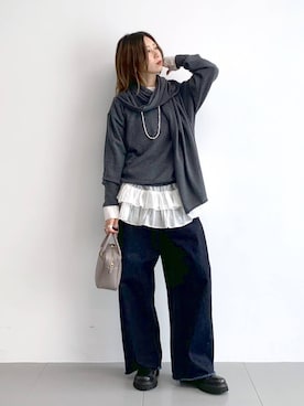 ERIKA (BABYLONE)さん（レディース・166cm）の冬コーディネート