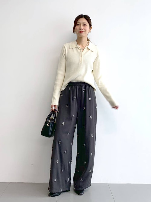 セール】花刺繍イージーパンツ（その他パンツ）｜BABYLONE（バビロン