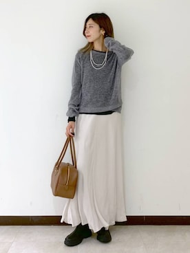 「アイテム（ハンドバッグ）」を使った、ERIKA (BABYLONE)さん（レディース・166cm・30代）の冬コーディネート