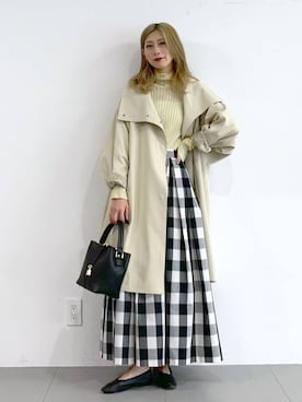 ERIKA (BABYLONE)さん(レディース・166cm)の冬コーディネート