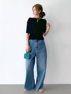 「アイテム（シュシュ）」を使った、ERIKA (BABYLONE)さん（レディース・166cm・30代）の夏コーディネート