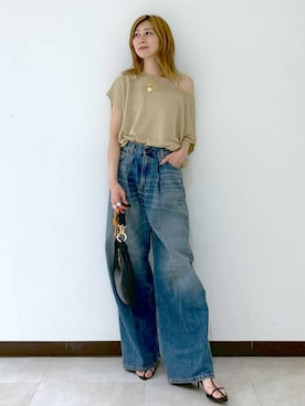 「Tony Bianco（トニービアンコ）のアイテム」を使った、ERIKA (BABYLONE)さん（レディース・166cm）の夏コーディネート