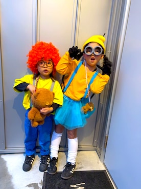 「アイテム（シューズ）」を使った、omedetaさん（キッズ・100cm）の秋コーディネート