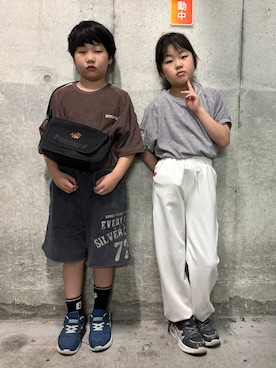あかねくん&たっくんさん(キッズ・133cm)の春コーディネート