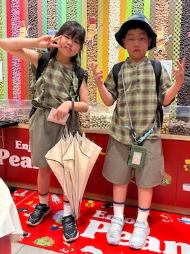 あかねくん&たっくんさん(キッズ・135cm)の夏コーディネート