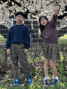 あかねくん&たっくんさん（キッズ・133cm）の春コーディネート