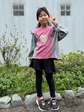 「MARKEY'S（マーキーズ）のアイテム」を使った、あかねくん&たっくんさん（キッズ・133cm）の春コーディネート