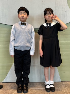 あかねくん&たっくんさん（キッズ・133cm）の春コーディネート