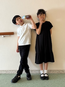 「アイテム（ワンピース/ドレス）」を使った、あかねくん&たっくんさん（キッズ・129cm）の夏コーディネート