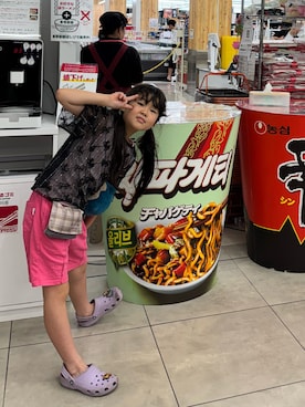 「アイテム（タンクトップ）」を使った、あかねくん&たっくんさん（キッズ・129cm）の夏コーディネート