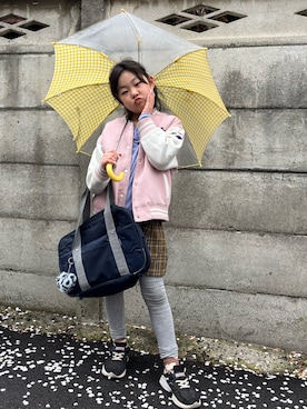 「devirock（デビロック）のアイテム」を使った、あかねくん&たっくんさん（キッズ・133cm）の春コーディネート