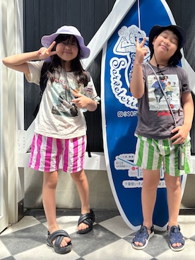 あかねくん&たっくんさん(キッズ・135cm)の夏コーディネート