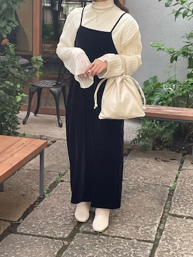 「アイテム（ワンピース/ドレス）」を使った、taeさん（レディース・154cm・20代）の秋コーディネート